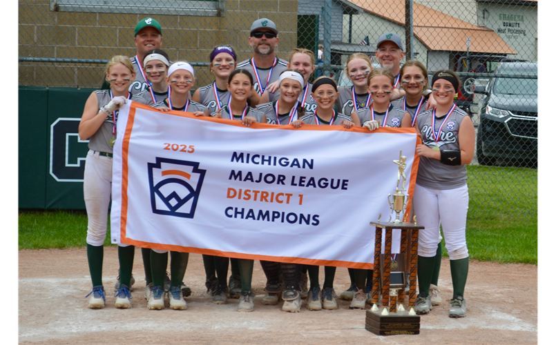 2025 Major Softball District Champions!