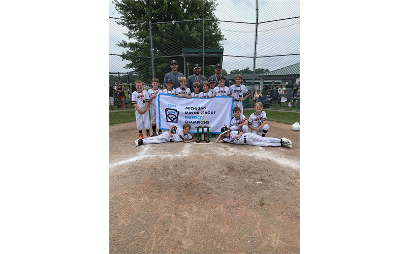 2025 MINOR BASEBALL DISTRICT 1 CHAMPIONS
